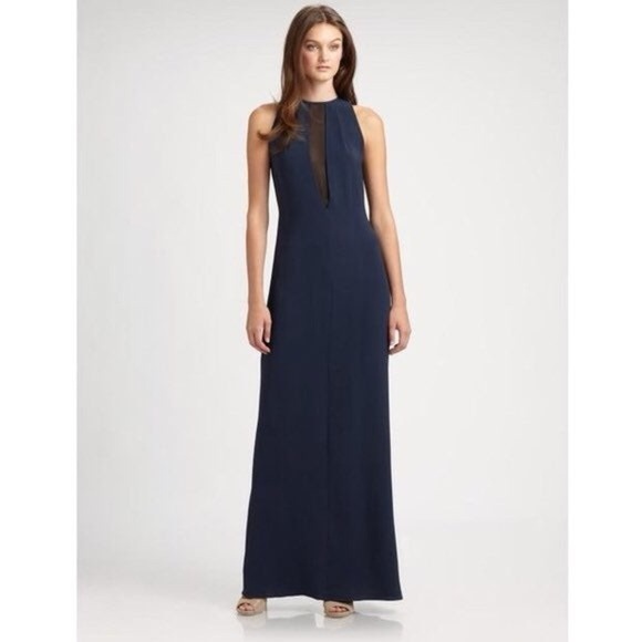 Raoul Lana Silk Gown Maxi Dress New Without Tags - Picture 1 of 8